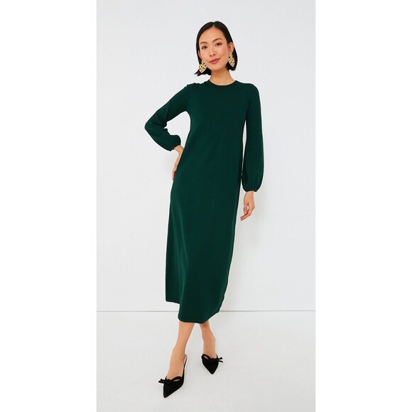 Pomander Place Tuckernuck Dress XXL Maxi Lennox Double Knit Preppy Holidays NWOT - Picture 1 of 13